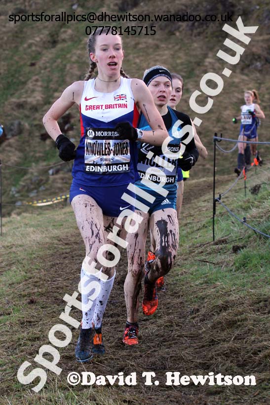 Junior womens 4k, Morrisons Great Edinburgh Cross Country. Photo: David T. Hewitson/Sports for All Pics